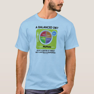 En balanserad kost är inte viktig (minPlate) Tee Shirt