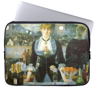 En bar på Folies-Bergère av Édouard Manet Laptop Sleeve