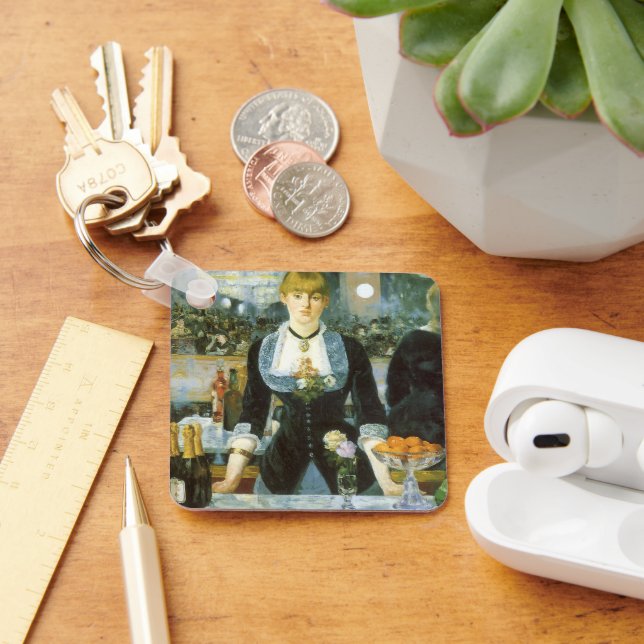 En bar på Folies-Bergère av Edouard Manet Nyckelring (Skrivbord)