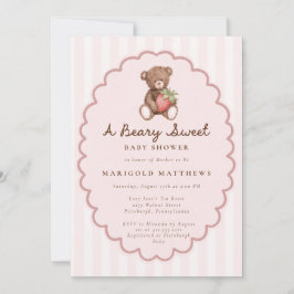 En bär-söt inbjudan till baby shower