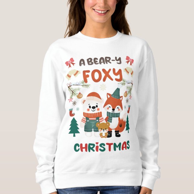 EN BAR-Y FOXY CHRISTMAS! T SHIRT (Framsida)