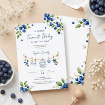 En bärigt söt blåbärssöt baby specialdesign