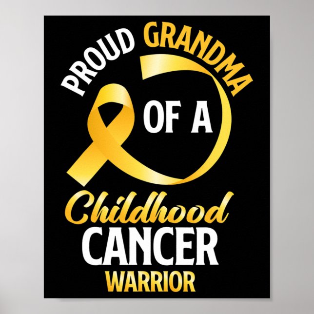 En barncancersjukas berömda mormor poster (Framsidan)