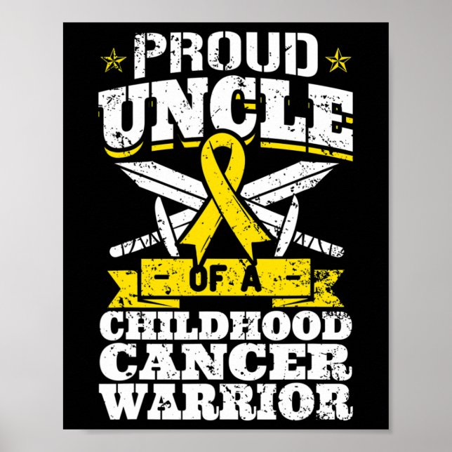 En barncancervårdare som är känd för sin barnmorsk poster (Framsidan)