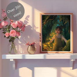 En barnslig Spark Poster