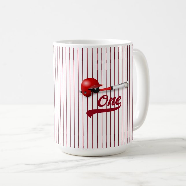 En baseball Fläkt-kaffe Mugg (Framsida höger)