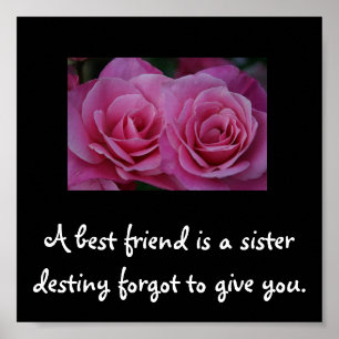 En bästa vän poster