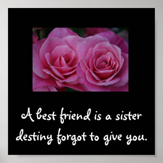 En bästa vän poster