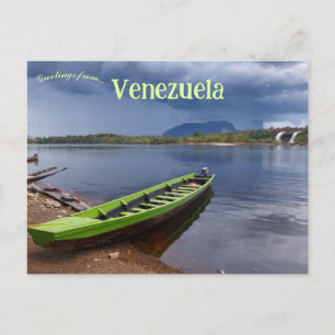 En båt i Venezuela Vykort