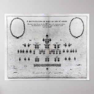 En bataljon av en del av hans majestäts armé poster