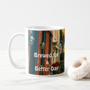 En bättre dag kaffemugg