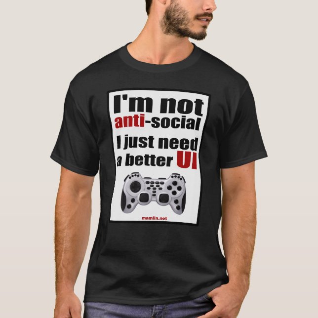 En bättre UI v2 T-shirt (Framsida)