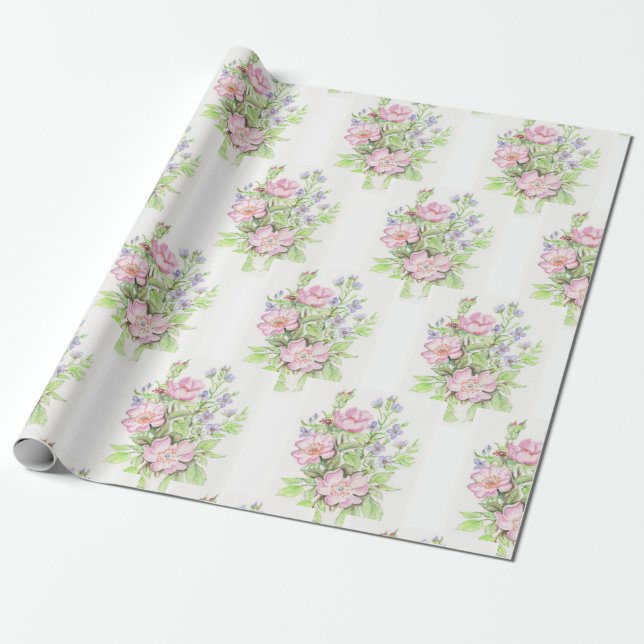 En bättre värld design på inslagspapper presentpapper (Utrullad)