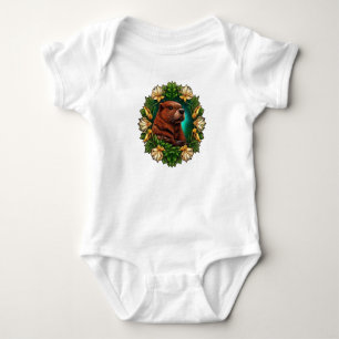En Bäver Omgiven Av En Krans Av Oregon Druv T Shirt