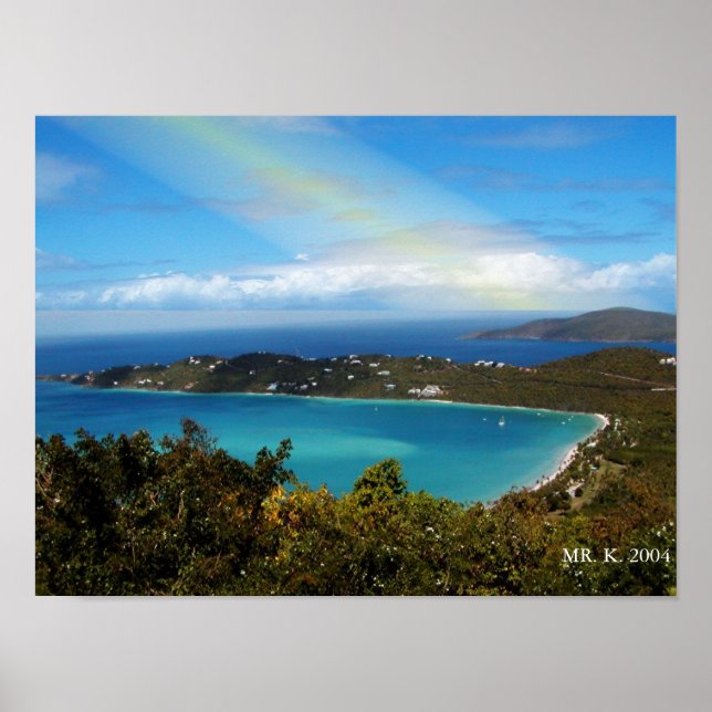 EN BEACH PÅ ÖARNA POSTER (Framsidan)