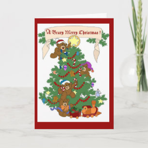 En Beary god jul Helgkort
