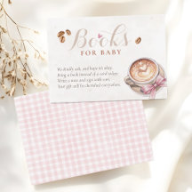 En bebis brygger kaffe rosa rosett BÖCKER FÖR BAB
