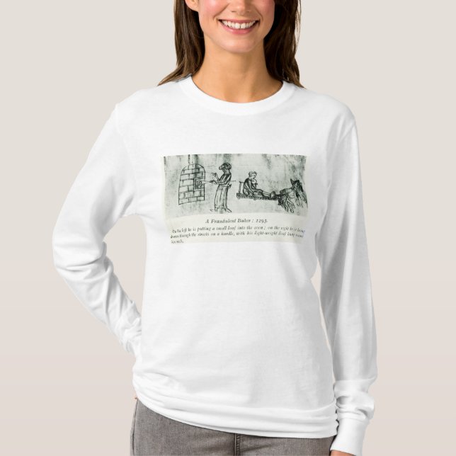 En bedräglig bagare, 1293 tee shirt (Framsida)