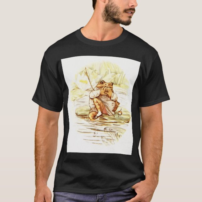 En berättelse om Jerermy Fisher av Beatrix Potter T Shirt (Framsida)