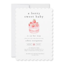 En berry Sweet Baby Strawberry Baby Shower
