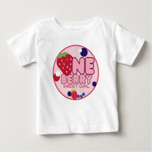 En Berry Sweet Girl First Birthday T-shirt