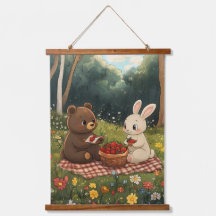 En berry Sweet Picnic i Meadow