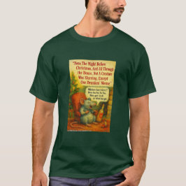 En berusad mus – julkortkaos t shirt