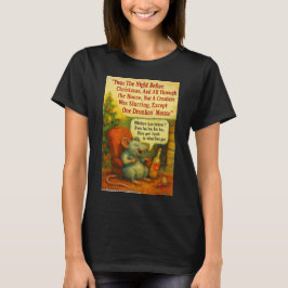 En berusad mus – julkortkaos t shirt