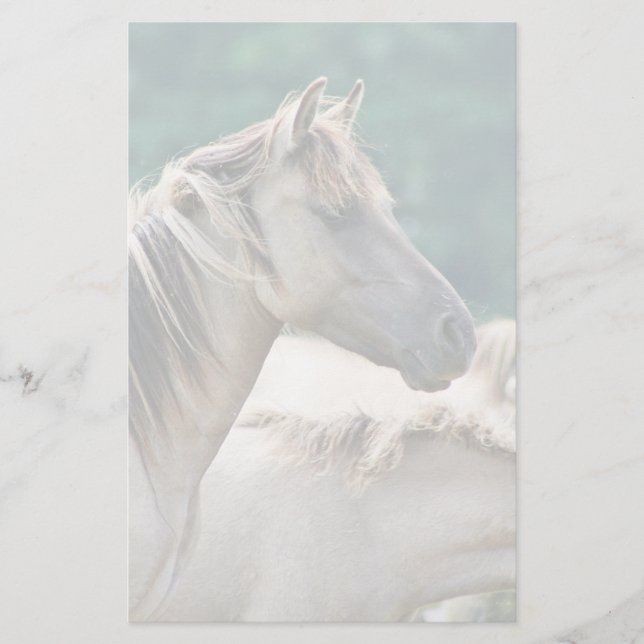 En besättning av Brumby Horses från Australien Brevpapper (Framsida)