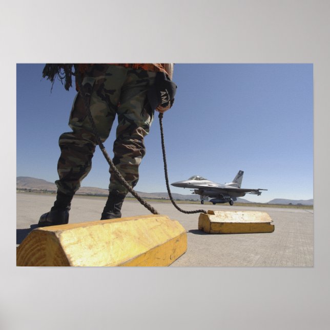 En besättningschef från Förenta staterna Luft Poster (Framsidan)