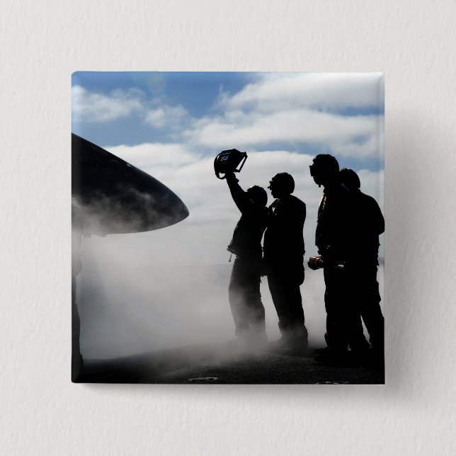 En besättningsmedlem i cockpit knapp (Framsida)