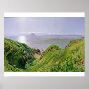 En beskåda av Ailsa Craig och islen av Arran, 186 Poster