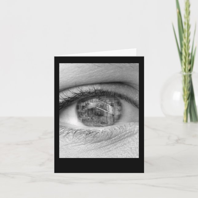 En beskåda av det nionde avenykortet kort (Framsida)