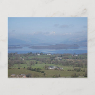 En beskåda av Loch Lomond från klimpen Vykort