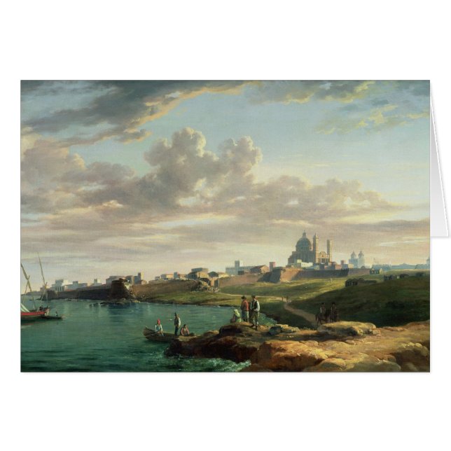 En beskåda av Montevideo Hälsningskort (Framsidan Horizontal)