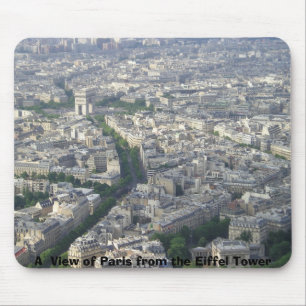 En beskåda av Paris från det Eiffel torn Musmatta