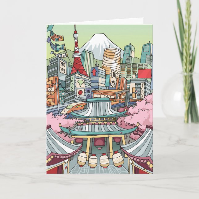 En beskåda av Tokyo Kort (Framsida)