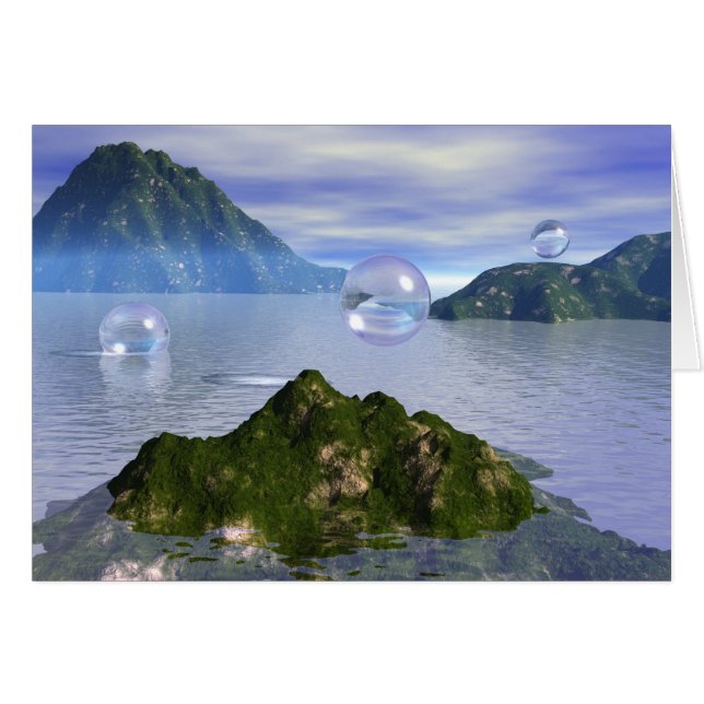 En beskåda av våren hälsningskort (Framsidan Horizontal)