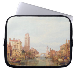 En beskåda av Verona, 1848 (olja på kanfas) Laptop Fodral