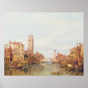 En beskåda av Verona, 1848 (olja på kanfas) Poster