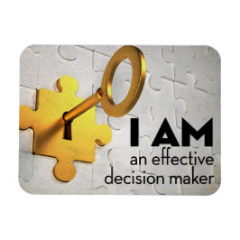 "En beslutsfattare" Flexibel motivering Magnet