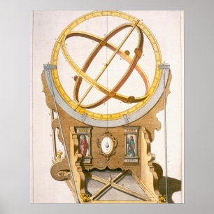 En beställning designad av Tycho Brahe (1546-1601) Poster