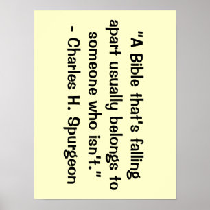 En bibel som faller ifrån varandra affischen poster