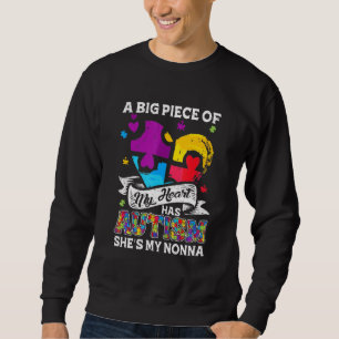 En Biet i mitt hjärta har autism. Lång Ärmad Tröja