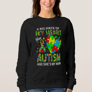 En Biet i mitt hjärta har autism min Nana T Shirt