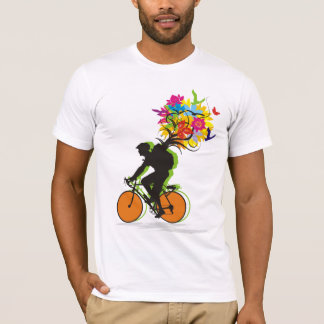 En bikerpacke av naturen t-shirt