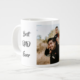 En bild bästa pappa någonsin jumbo mugg
