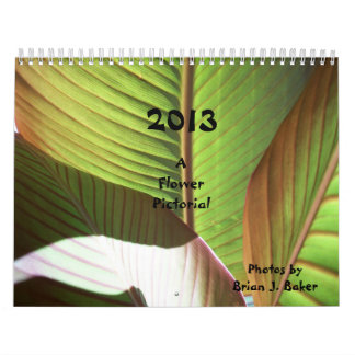 En bildmässig blomma kalender