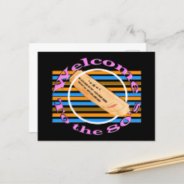 En biljett - till 80-talet meddelande vykort