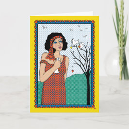 EN BIRD I HAND_B_Greeting Card Kort